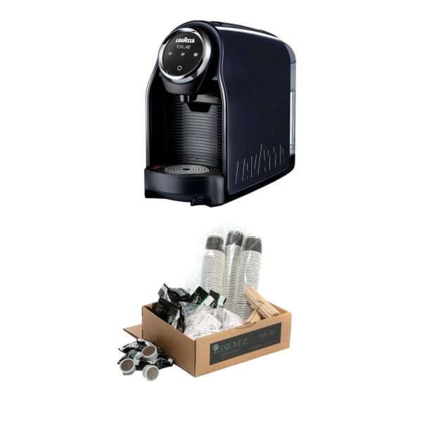 Lavazza coffee machine with kit 200 Lavazza coffees