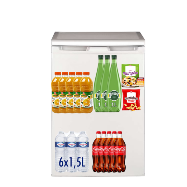 Refrigerator 140L Stocked with Soft Beverages